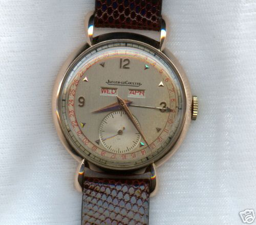 Lecoultre 18k triple date