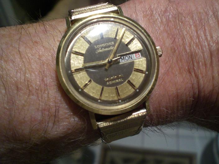 Classicwatch discussion fora: 18K Solid Gold Longines Admiral Automatic ...