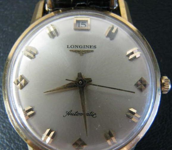 18k Longines Automatic face