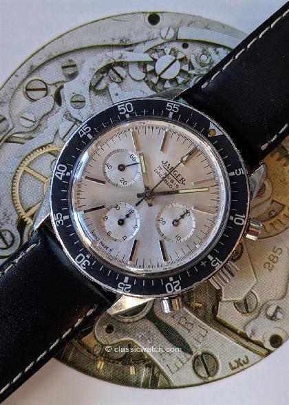 Jaeger 3 Register Used Watches: rxr0385
